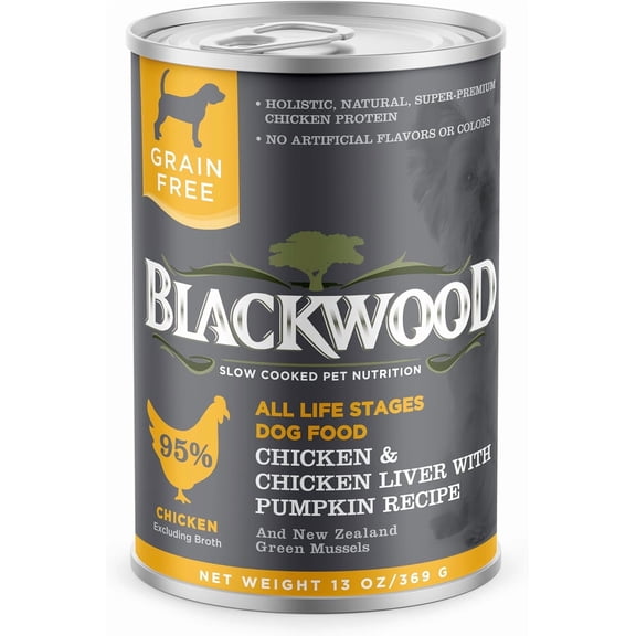 Blackwood Grain Free Wet Dog Food Chicken & Chicken Liver - 13 oz Can