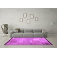 thumbnail image 3 of Ahgly Company Indoor Square Abstract Purple Contemporary Area Rugs, 8' Square, 3 of 4
