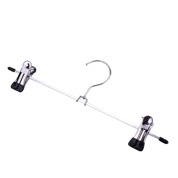 10 Uds. Soporte ajustable antideslizante percha pantalones falda ropa Clips giratorios