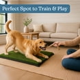 thumbnail image 5 of PETMAKER 20x30 Reusable 4-Layer Artificial Grass Puppy Pee Pad with Tray, 5 of 9