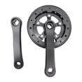 thumbnail image 2 of harayaa Bike Crankset High Strength Easy Installation Sturdy Chain Guard Square Hole 28T 127mm, 2 of 9