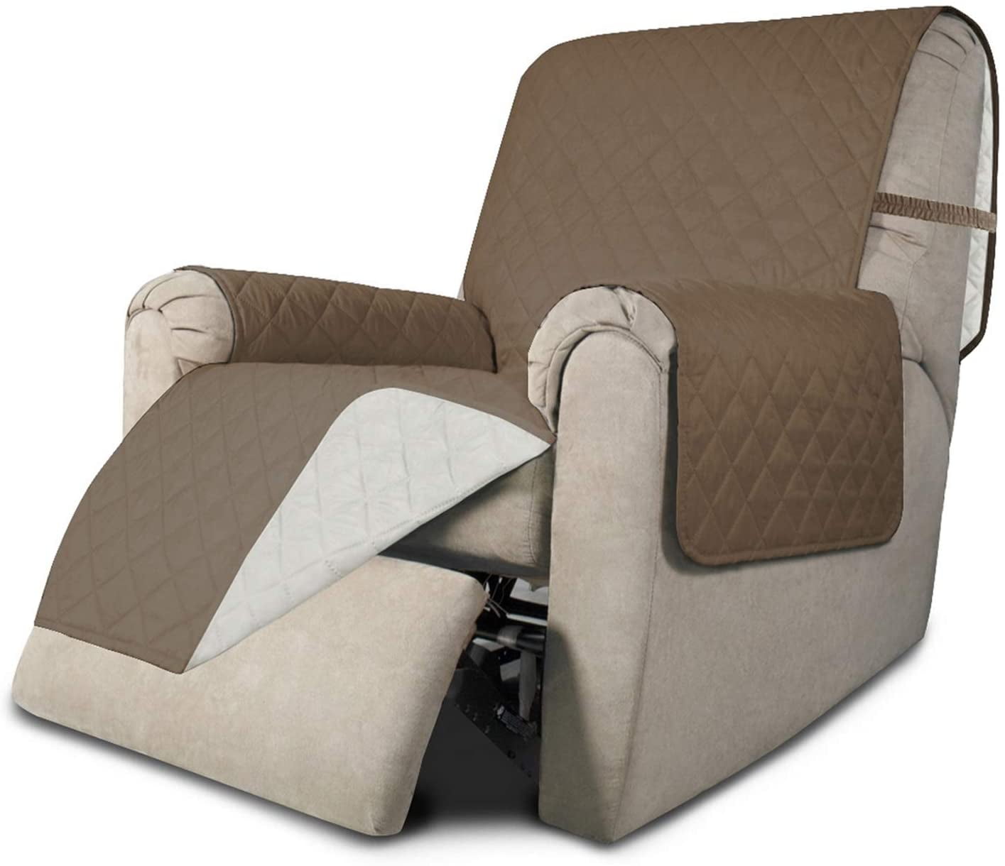 Details about   Reversible Recliner Arm Chair Cover Lazy Boy Protector Wide Elastic Straps NEW 