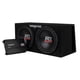 thumbnail image 1 of MTX TNP212DV Caja de subwoofer de doble carga de 12 pulgadas y 2000 vatios con amplificador, 1 of 5