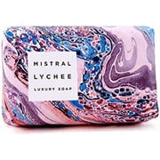 Mistral Lychee Rose Soap With Organic Shea Butter and Olive Oil 3.17 oz