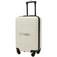 thumbnail image 3 of Travelers Club 20" Hard-Side Rolling Spinner Carry-on Luggage - Bone White, 3 of 12
