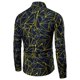 thumbnail image 1 of Camisas informales de manga larga estampadas para hombre, camiseta con botones, camisetas ajustadas, 1 of 2