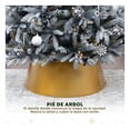 thumbnail image 2 of Pie de Árbol de Navidad Esquimal, Collar Metálico de Navidad, de 68.6 x 25.4cm, Anillo de Acero Esquimal (Dorado), 2 of 6