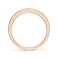 thumbnail image 2 of ANGARA Natural Channel Set Half Eternity Ruby Wedding Ring in 14K Rose Gold for Women (Size-2.1mm) | July Birthstone, Birthday, Anniversary, Jewelry Gift for Women | Natural Ruby Ring, 2 of 9