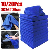 QHUDLV 25 Pcs Large Microfiber Cleaning Auto Car Detailing Towel Wash Duste Soft