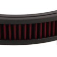thumbnail image 1 of High Flow Round Air Filter Element Washable Reusable Air Cleaner Intake Filter Element Replacement for Hot Rod 14x2in Air Filter Red, 1 of 4