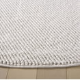 thumbnail image 3 of SAFAVIEH Martha Stewart Rebeca Solid Area Rug, Ivory, 6'7" x 6'7" Round, 3 of 10