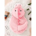 thumbnail image 3 of Spewahor Infant Baby Boys Girls Spring Fall Romper 0 3 6 12 18 Months Plush Sleeveless Hood Romper, 3 of 9
