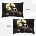 thumbnail image 4 of Funda de almohada de microfibra liviana, súper suave y de fácil cuidado con cierre tipo sobre para sofá cama y sala de estar, solo funda de cojín, sin relleno, color negro, 20 x 26 pulgadas, 4 of 8