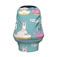 thumbnail image 2 of Haiem Animal Meditation Baby Nursing Cover & Nursing Poncho - Multi Use Cover for Baby Car Seat Canopy, Stroller Cover, 360°Full Privacy Breastfeeding Coverage, 2 of 9