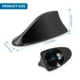 thumbnail image 4 of Black Universal Shark Fin Car Roof Antenna Radio FM/AM Signal Aerial Accessories, 4 of 10