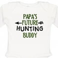 thumbnail image 4 of Inktastic Papas Future Hunting Buddy Boys or Girls Long Sleeve Baby Bodysuit, 4 of 5