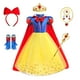 thumbnail image 3 of Vestido de Blancanieves para niña con chal largo Vestido con tutú para niña Vestido con flores color bronce, 3 of 6