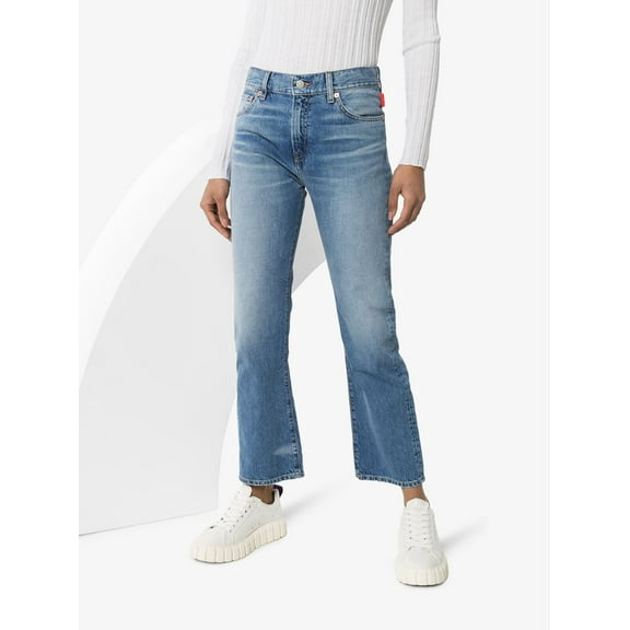 Denimist Women's Mid-Rise Cropped Mote Joni Jeans Size 27