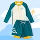 thumbnail image 4 of Manga Larga Vestido Largo Traje de Baño Pantalones Largos Divididos de los Niños para la Natación en Aguas Calientes, Traje de Poliéster de Moda para Niños Y Niñas, 4 of 8