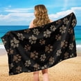 thumbnail image 3 of XYZCANDO Paws Car Towel Cushion Cover Leopard Print Absorbent Soft Beach Towels Cars Seat Covers Waterproof and Sweatproof Towel Seat Covers Suitable for Cars,SUV,Sedan, 3 of 7