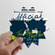 thumbnail image 1 of Official football soccer Sports Calcomanías solares de vinilo, 1 of 3