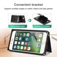 thumbnail image 6 of Dteck Crossbag Case For iPhone 8 Plus / iPhone 7 Plus / iPhone 6 Plus, Premium PU Leather Wallet Case Credit Card Holder Stand Cover, Black, 6 of 9