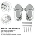 thumbnail image 3 of Rear Axle Cover Nut Bolt Cap For Sportster 1200 XL1200C 883 2005-2017, 3 of 11