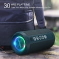 thumbnail image 4 of Altavoz Bluetooth Ortizan Portable IPX7 Resistente al Agua 24W Azul, 4 of 7