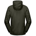 thumbnail image 3 of Little Donkey Andy Men's Waterproof Hiking Jackets Lightweight Windproof Coats for Fishing Camp UPF50 Olive Night S, 3 of 7