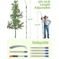 thumbnail image 7 of Soumns Pole Saws for Tree Trimming,10ft Lightweight Manual Tree Pruner with Stainless Steel Pole for High Reach, 3-Sided Cutter Blade, 7 of 7