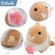 thumbnail image 4 of Pull string plush hamster toy wind-up electric wagging tail rotating interactive toys, brown, 16 cm, 4 of 4