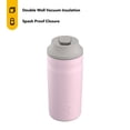 thumbnail image 2 of RTIC Stainless Steel Insulated Can Chiller with Lid, Fits 12 oz, 16oz, Pale Pink, 2 of 6