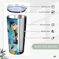 thumbnail image 6 of Phineas And Ferb Car Cup With Straw 20oz Stainless Steel Tumbler Push-Pull Lid Sports Water Bottle Insulated Travel Cup, 6 of 9