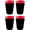 Black, variant on Blank Neoprene Party Cup Coolie (Variety Color 6 Pack)