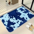 thumbnail image 6 of Dtchengua Western Cow Print Bath Mats 16x24 Inch for Bathroom, Soft Absorbent Cow Bath Rug for Kitchen Bathroom Laundry Bedroom Living Room Decoration(Blue), 6 of 7