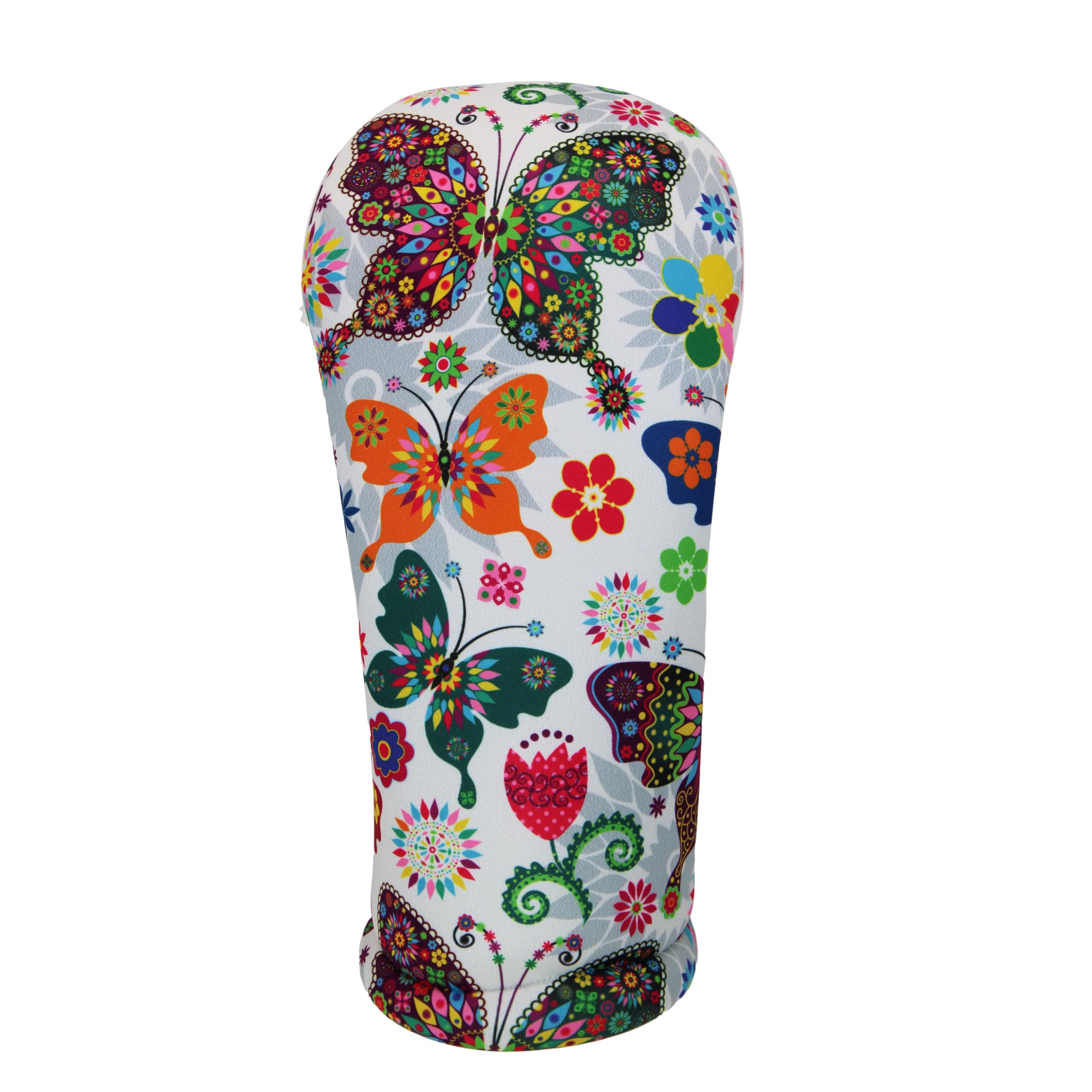 BeeJo's Sports Butterfly Bliss Golf Gift Ensemble: Driver Headcover & Coordinated Microfiber Towel Set with Carabiner - Handcrafted in the USA, Premium Accessories for Golf Enthusiasts