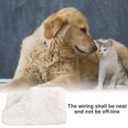 thumbnail image 3 of pitrice Pet Blanket Plush Small Animals Mat Warm Soft Pad 2 Layer Carpet Bed Couch Throw Rug, White, L, 3 of 8