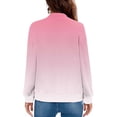 thumbnail image 5 of Hinvhai Womens Lightweight Jackets Casual Coat Zip Up Outerwear Windbreaker with Pockets Pink M(M), 5 of 5