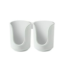 GUIGUI Cup Dispenser, Small Disposable Paper Cup Holder, for Bathroom Vanity Countertop's Rinsing Mouthwash Cups (E)