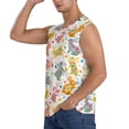thumbnail image 3 of Balery Boho Bunny Camisetas sin mangas para hombre, absorbe la humedad y protege contra el mal olor.-Medium, 3 of 7
