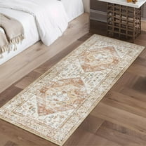 Washable Throw Rugs for Entryway, 2x3 Rug Non Slip Small Rug Floor Carpet for Doorway, Vintage Tribal Medallion Entryway Rugs Indoor Non Slip Washable for Bedroom Bathroom