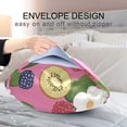 thumbnail image 4 of Yayeee Pillowcase Standard Size Set of 2 Satin Wrinkle Resistant Pillow Case, White Flowers, 4 of 7