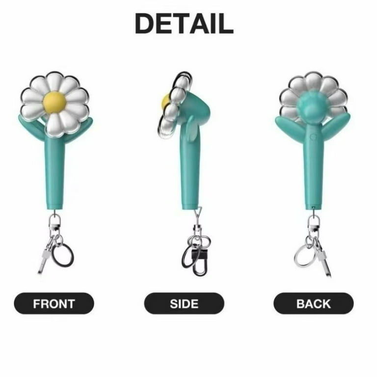 Kpop Idol G-DRAGON Mini Light Keyring, Glow Stick Keychain