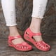thumbnail image 1 of Zapatos de mujer de verano Tacón de cuña Retro Hollow Out Casual Sandalias de mujer Wmkox8yii  nm9022, 1 of 7