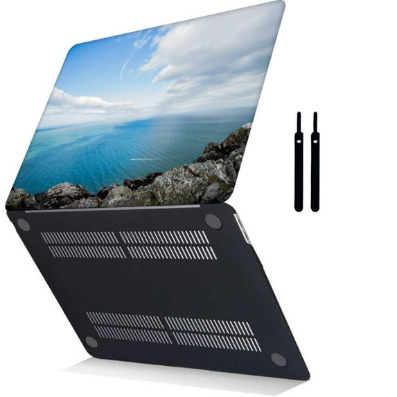 Compatible MacBook Pro 15" Case 2015 - 2012 Released Model A1398, Plastic Hard Shell Case Cover Cable Tie, Landscape 114_1