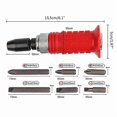 thumbnail image 2 of Impact Driver Set Extractor Tool Slotted or Screwdriver Bits Remove Rusted Damaged Screws 7-Piece/S, 2 of 5