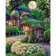 thumbnail image 1 of Pintura de diamante 5D DIY Taladro redondo completo Mushroom Manor Kit Decoración para el hogar (A5971) Hugtrwg Para estrenar, 1 of 9