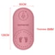 thumbnail image 3 of Colchoneta para r con cuerda de ejercicio TPE, insonorizada, absorción de impactos, cojín de fitness para interiores de alta densidad, colchoneta Rosa de espesor 6 mm Baoblaze cojín de gimnasio de yoga, 3 of 8