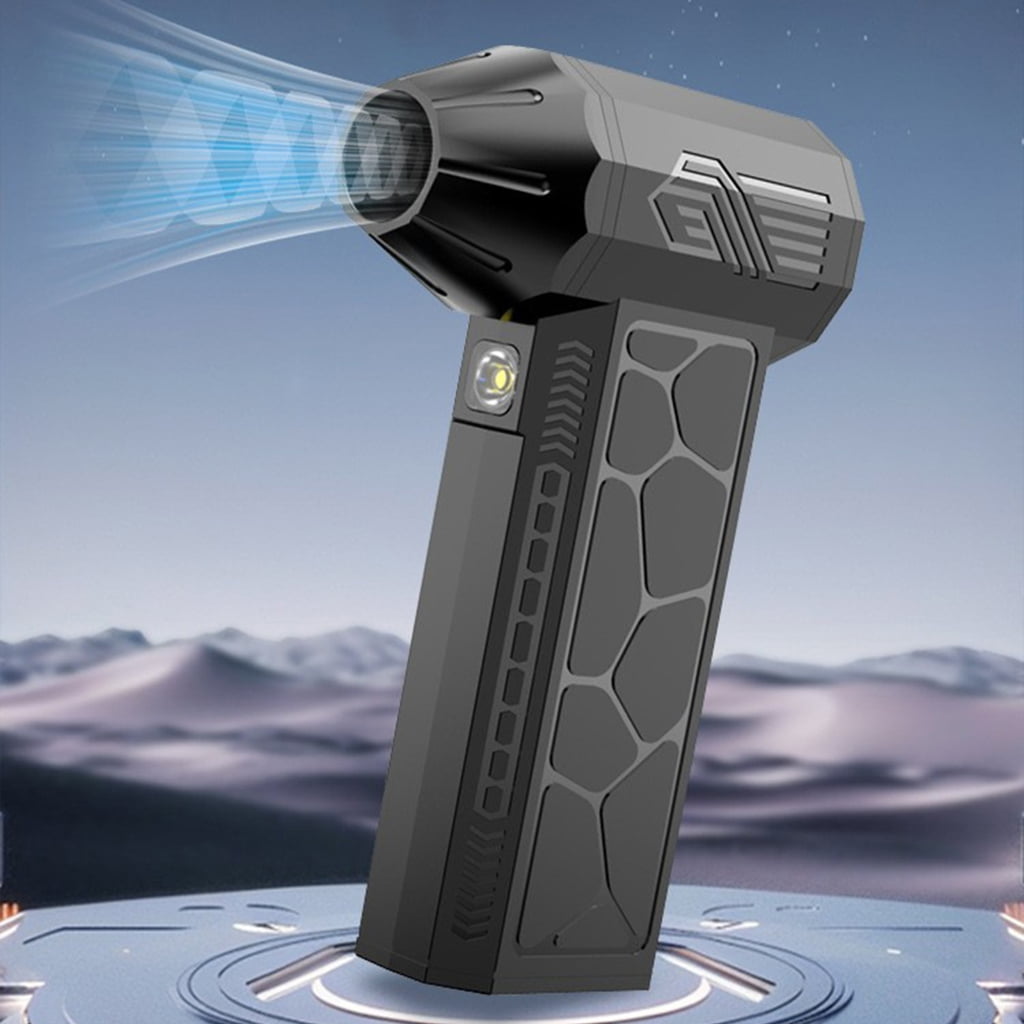 Compacts LED Light And Blower Electric Air Dusters Powerful Blower for Outdoor Camping and Hiking Lover