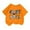 Orange, variant on HNMKIU Fashion Printed Round Neck Loose Fit Short Sleeve Tee for Girls Summer Casual Comfort Top Green,12-14 Years